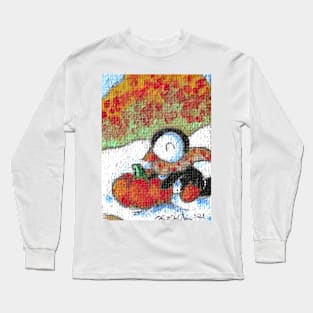 Penguin and a Pumpkin Long Sleeve T-Shirt